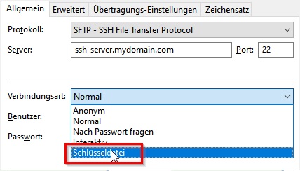 SFTP FileZilla 02