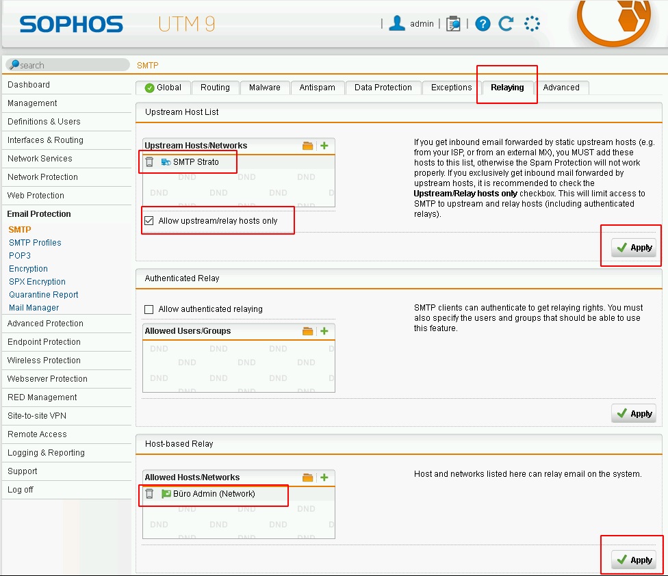 Sophos Mailgateway 04