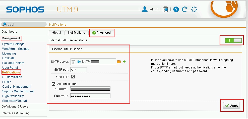 Sophos Mailgateway 06