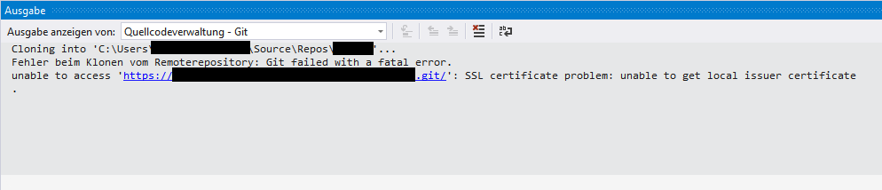 gitssl error