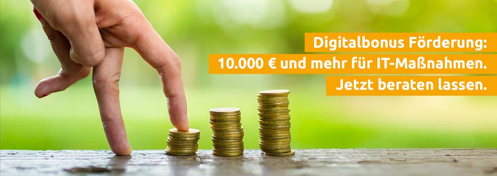 Digitalbonus Bayern; Förderung von IT-Projekten für kleine und mittelständische Unternehmen; KMU