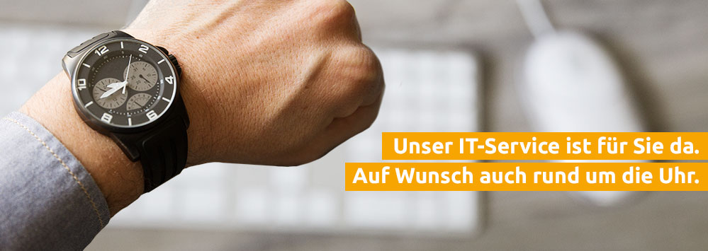 Der IT Service der Consato ist für Sie da, auf Wunsch auch rund um die Uhr